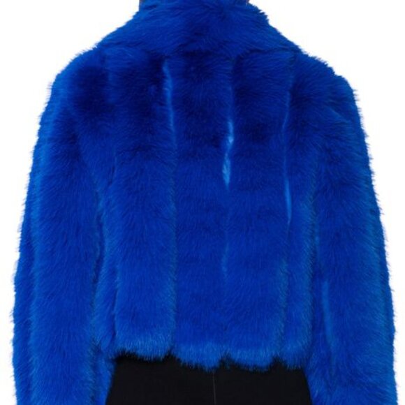 Akira Blue Mars Girl Faux Fur Jacket (small) - Picture 3 of 6